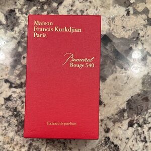 Maison Francis Kurkdjian Red Baccarat Rouge 540 Box